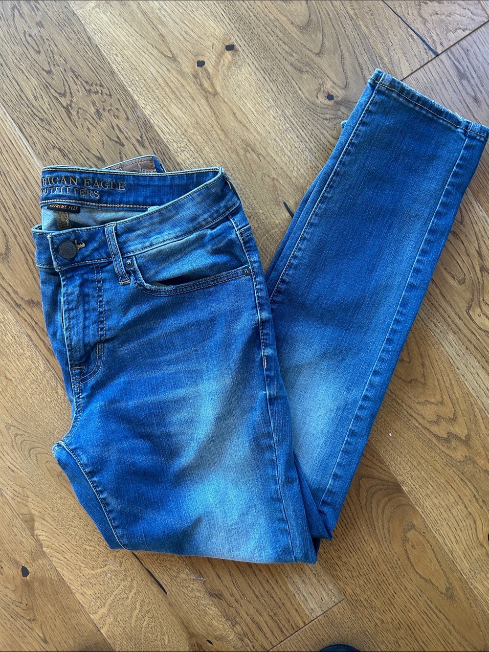 American Eagle Outfitters Men’s Medium Blue Skinny Jeans